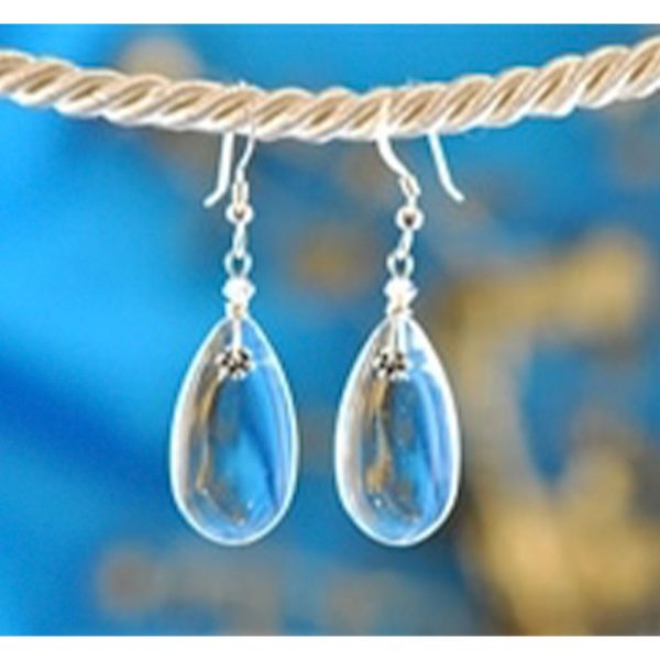 Teardrops - Silver Clear